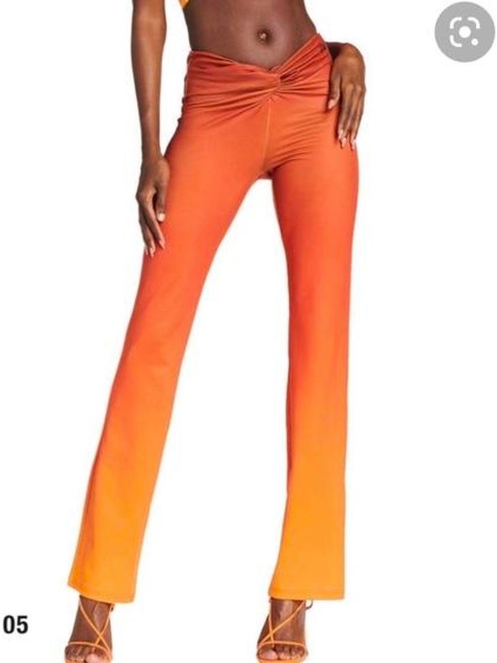 I am gia orange ombre pants